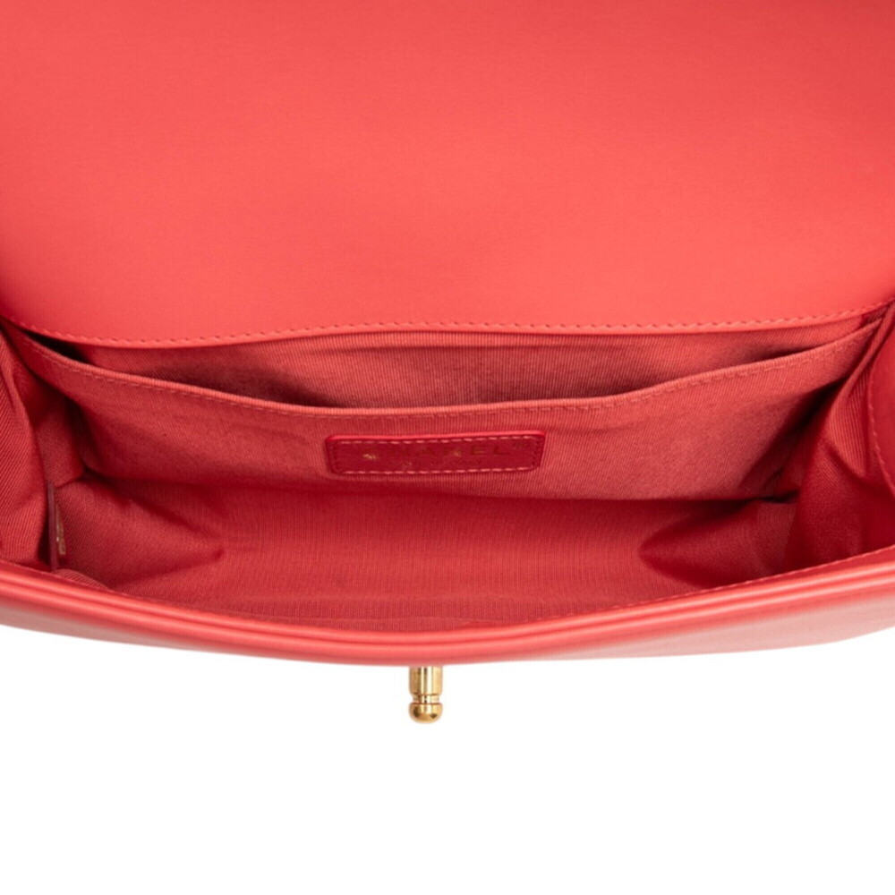 Chanel Coco Mark Boy 25 Chain Shoulder Bag, Pink, Gold Hardware, Leather, Wom... - Picture 4 of 7